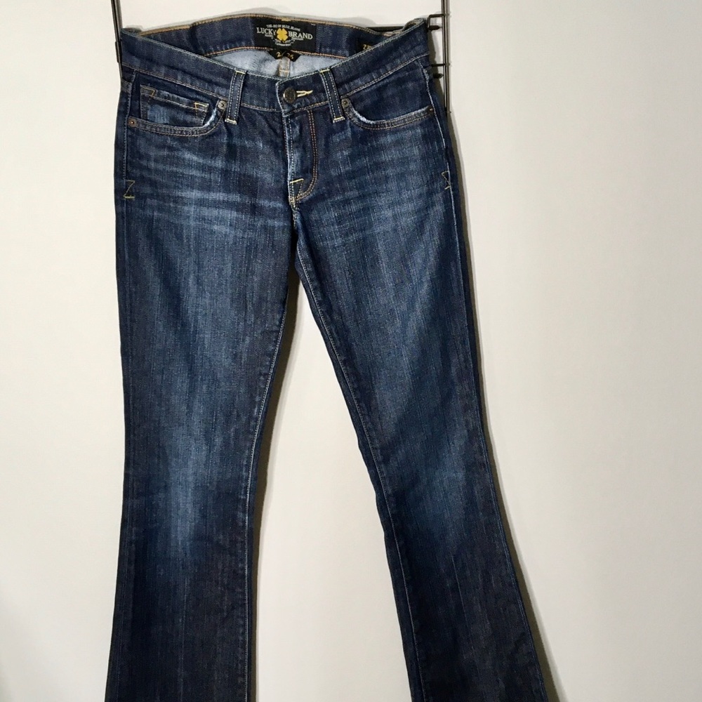 Lucky Brand Zoe Bootcut Jeans Women’s Size 26 Dark Wash Stretch Denim
